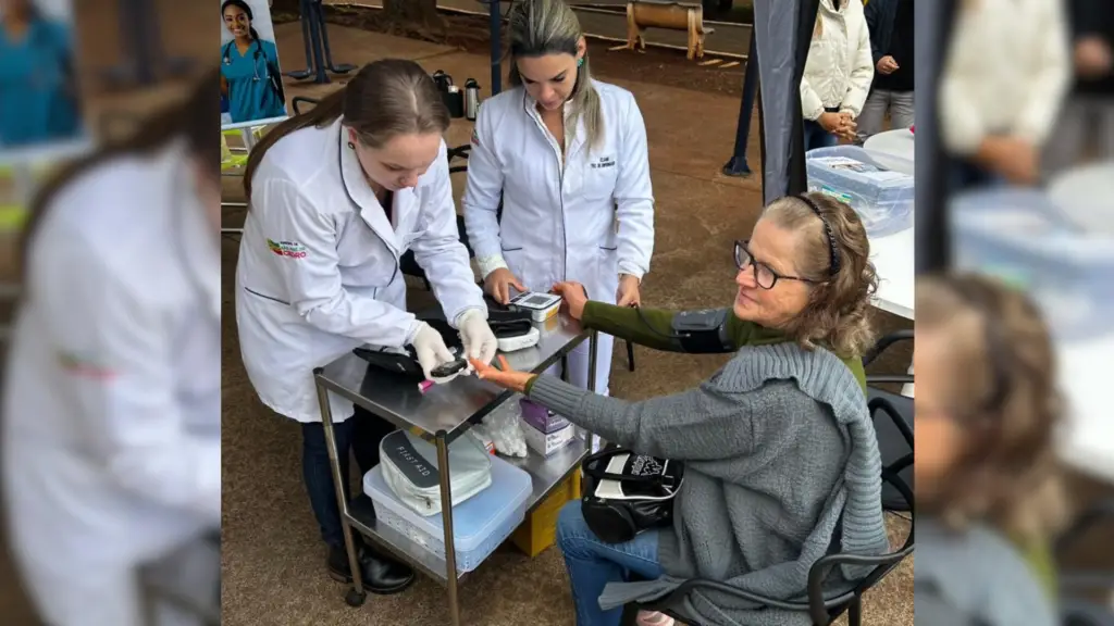 Hospital Cedro mobiliza comunidade com evento “Viva Bem, Viva com Saúde” em alusão ao Dia Mundial da Saúde 2 Ação alusiva ao Dia Mundial da Saúde reuniu população para atendimentos gratuitos, orientações e prevenção, com apoio da Secretaria de Saúde, CETEN, APAE e LIONS Clube