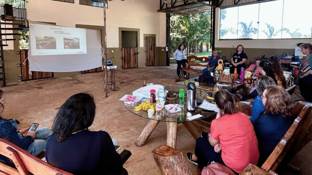 Agricultura alinha ações com a Epagri em reunião na Linha Separação