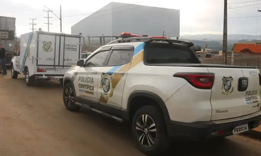 Discussão de trânsito termina com 2 irmãos mortos a facadas 2 Irmãos que eram motoristas de caminhão foram atacados após discussão em fila de carregamento; suspeito foi preso em flagrante