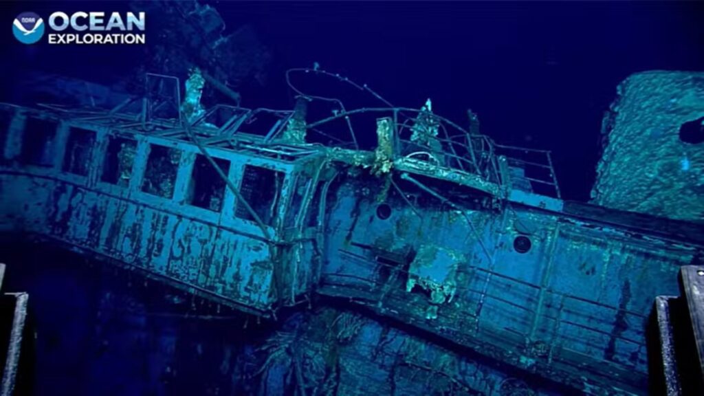 Carro é achado intacto em navio da 2ª Guerra no Pacífico