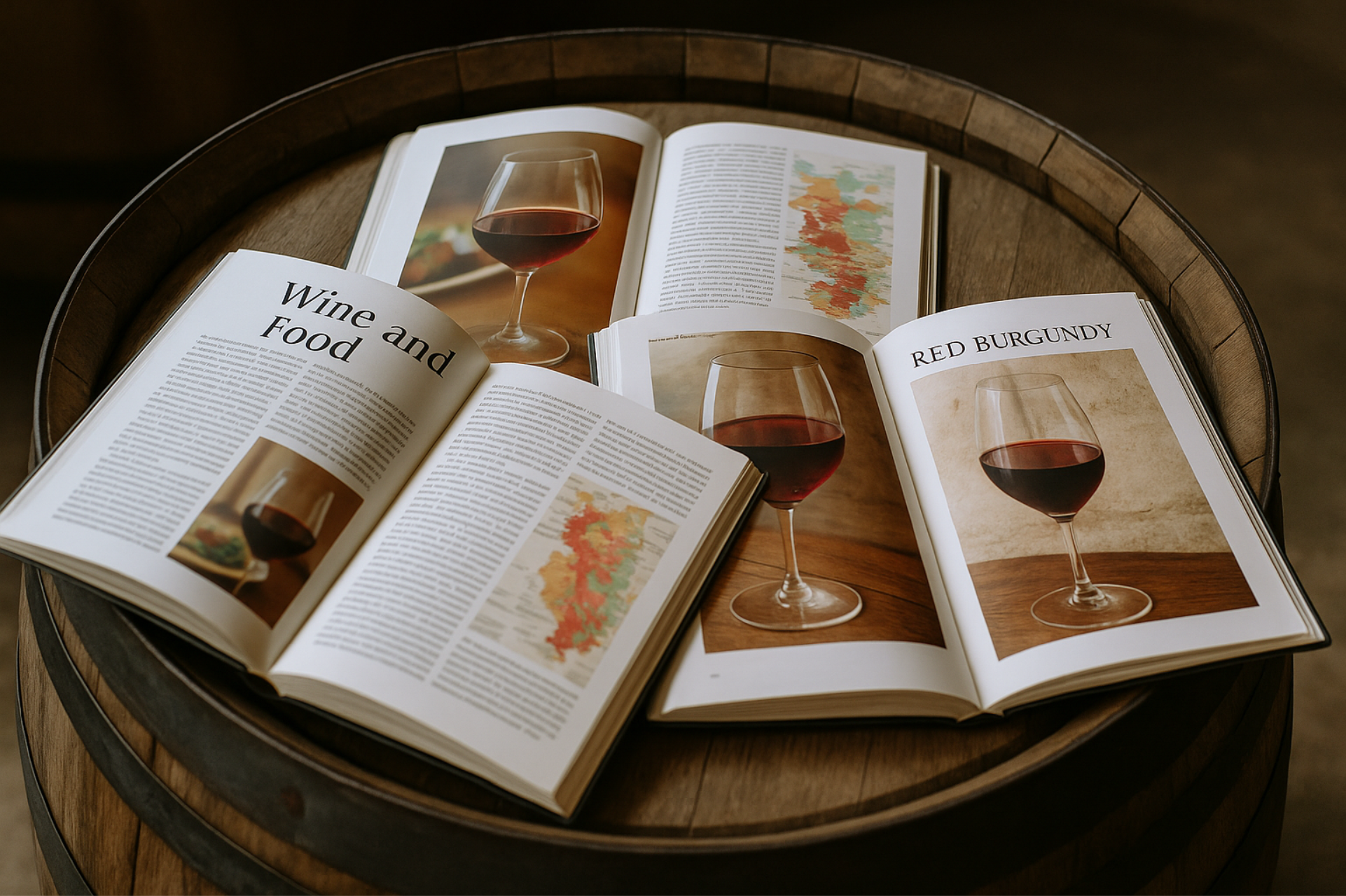 livros vinho