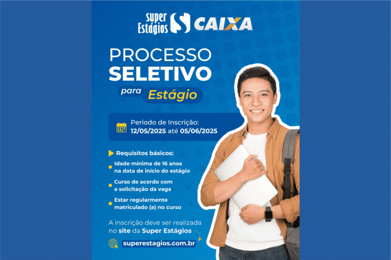CAIXA abre mais de 3 mil vagas de estágio com inscrições gratuitas