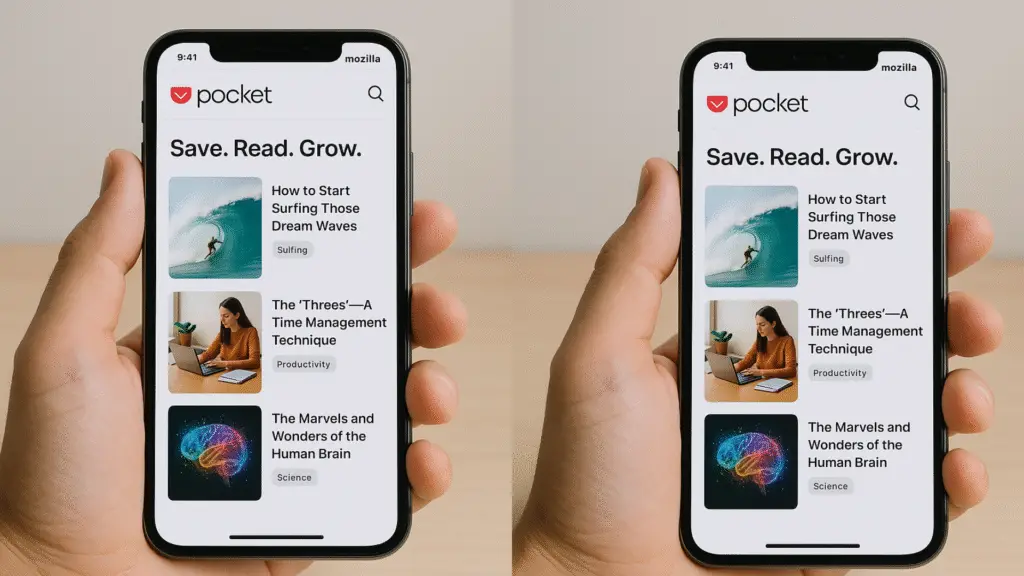 A Mozilla anunciou que o Pocket será descontinuado no dia 8 de julho de 2025. Os usuários terão até 8 de outubro de 2025 para exportar seus dados. 