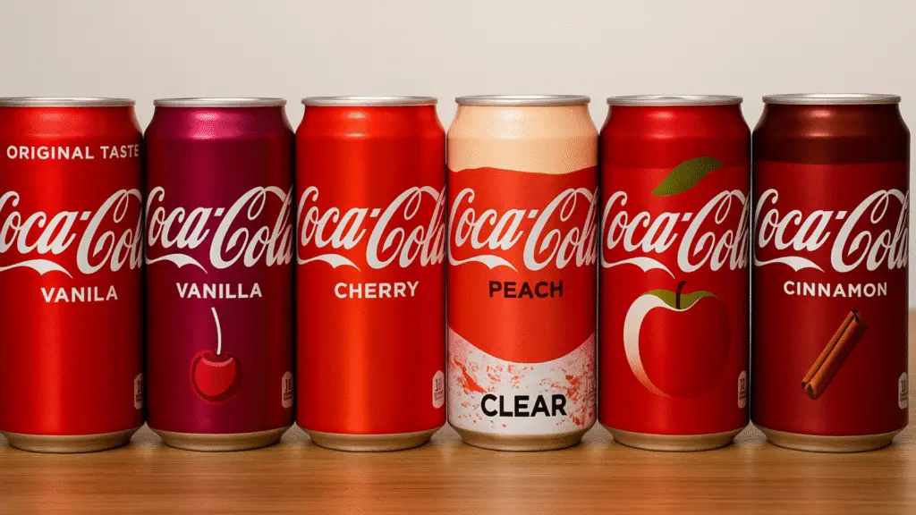 Coca-Cola como você nunca viu: sabores exóticos e edições curiosas que só existem fora do Brasil 2 Coca-Cola