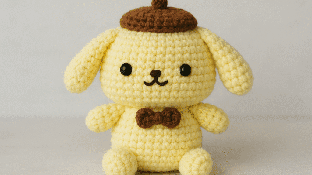 Como fazer amigurumis do Pompompurin 2 Pompompurin