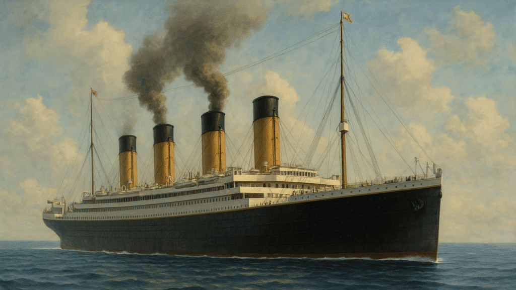 Lançamento do RMS Titanic em 1911 2 Titanic