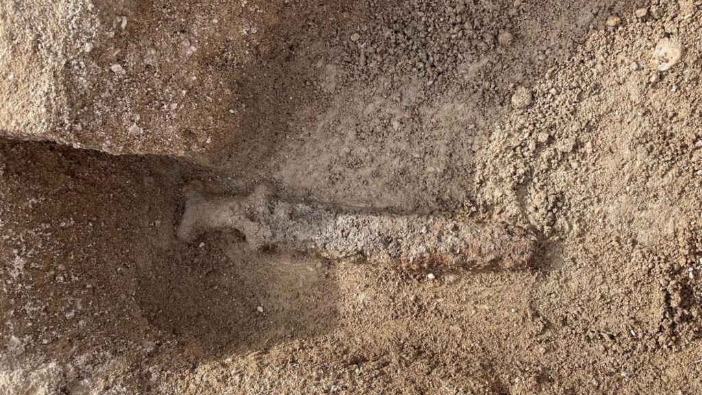 Espada celta de 2.300 anos com suásticas gravadas é encontrada na França 2 Espada celta de 2.300 anos com suásticas gravadas é encontrada na França