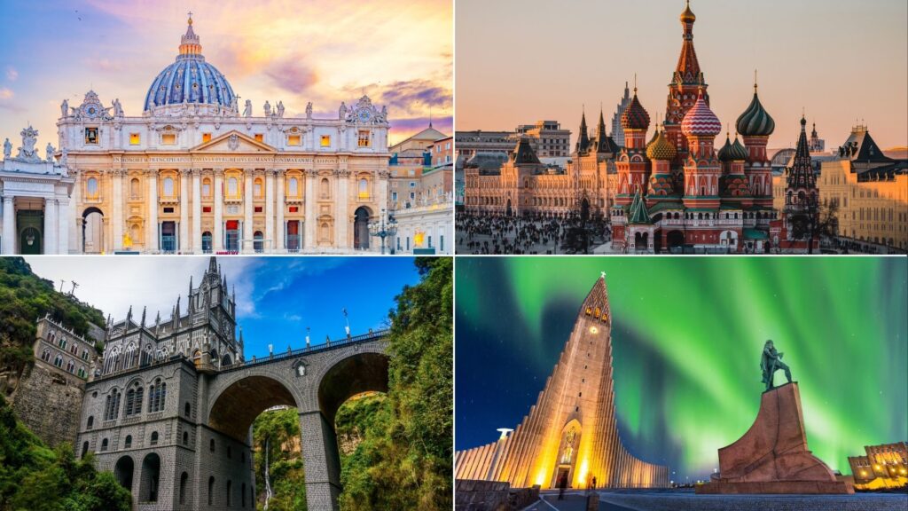 As 10 igrejas mais fascinantes do mundo que vão te deixar sem fôlego