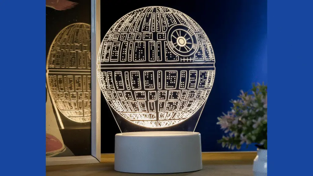 5 luminárias LED para a decoração 5 luminárias