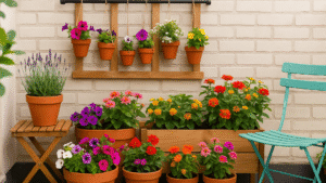Como montar um jardim de flores em pequenos espaços