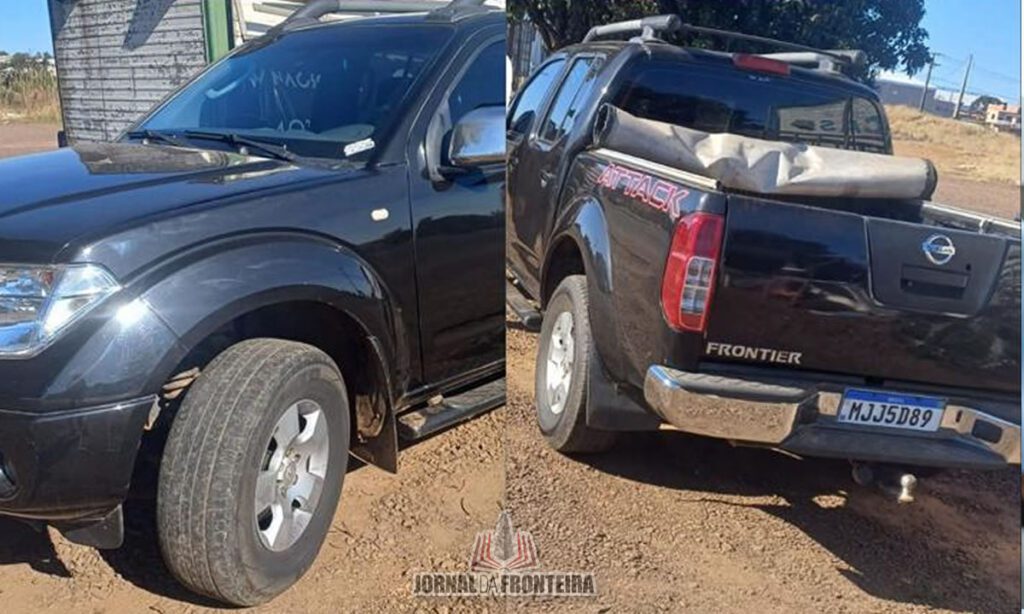 Bandidos armados roubam caminhonete de comerciante em Dionísio Cerqueira 2 hgbffty