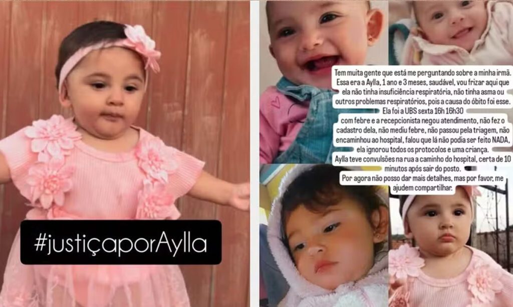 Família denuncia morte de bebê após ter atendimento negado em posto de saúde no PR 2 A bebê de um ano, morreu após apresentar quadro de febre. Depois do atendimento negado no posto, família procurou hospital, onde ela chegou a ser atendida, mas não resistiu