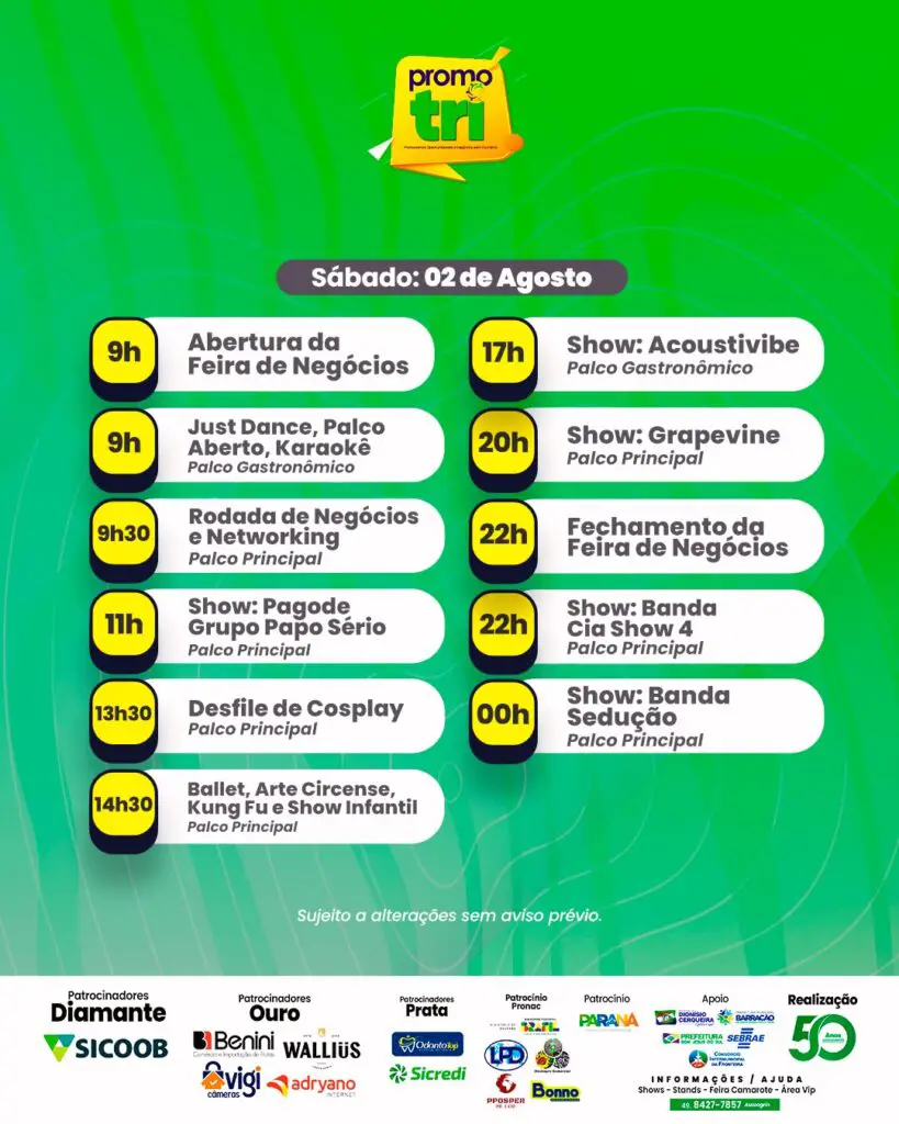 Promotri 2025 a expo que vai agitar a Tri Fronteira de 31 de julho a 3 de agosto 5 promotri3