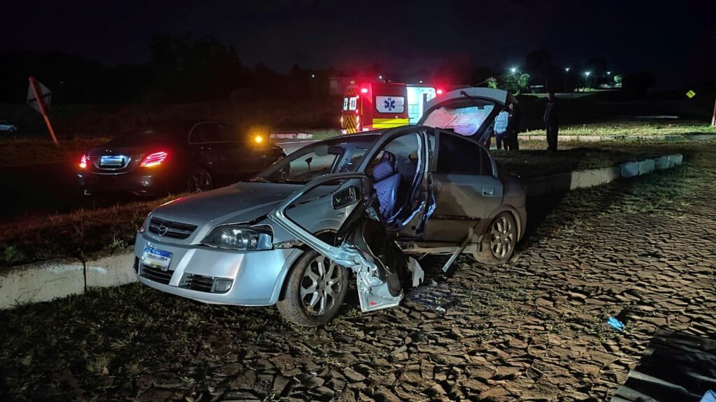 Homem fica ferido em acidente na BR 163, em Barracão 1 1000974829
