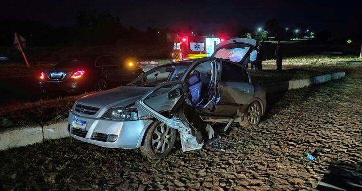 Homem fica ferido em acidente na BR 163, em Barracão 12 1000974829