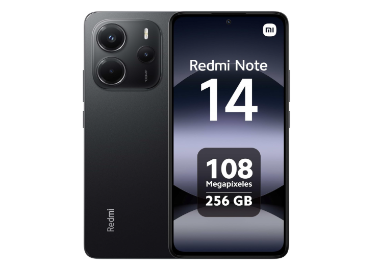 Smartphone Xiaomi Redmi Note 14 Midnight Black 8GB RAM 256GB