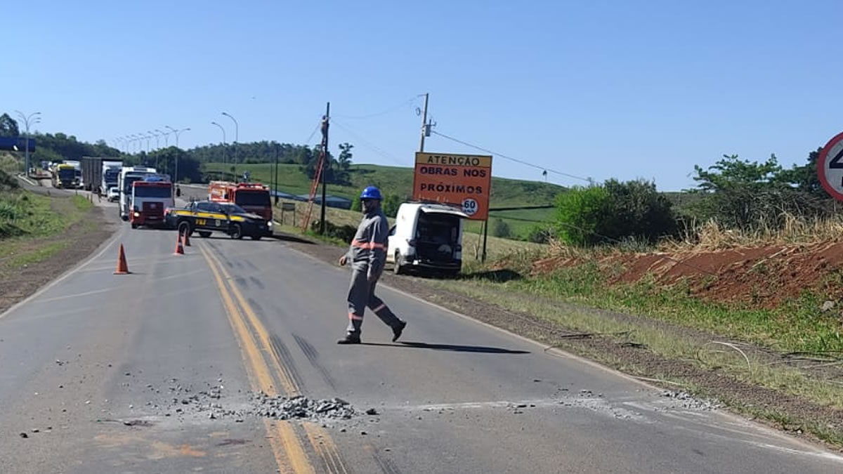 Acidente que deixou trabalhador gravemente ferido ocorreu na tarde de quarta-feira, em Guaraciaba