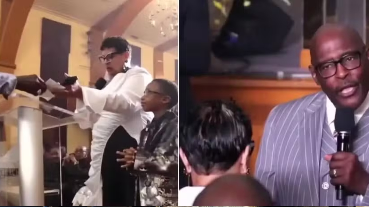 Bispo evangélico causa revolta por repreender membro de igreja por doação de 'apenas' US$ 1.235 3 O bispo evangélico Marvin Winans havia pedido que cada fiel se apresentasse com US$ 2 mil para ajudar na construção de templo em Detroit