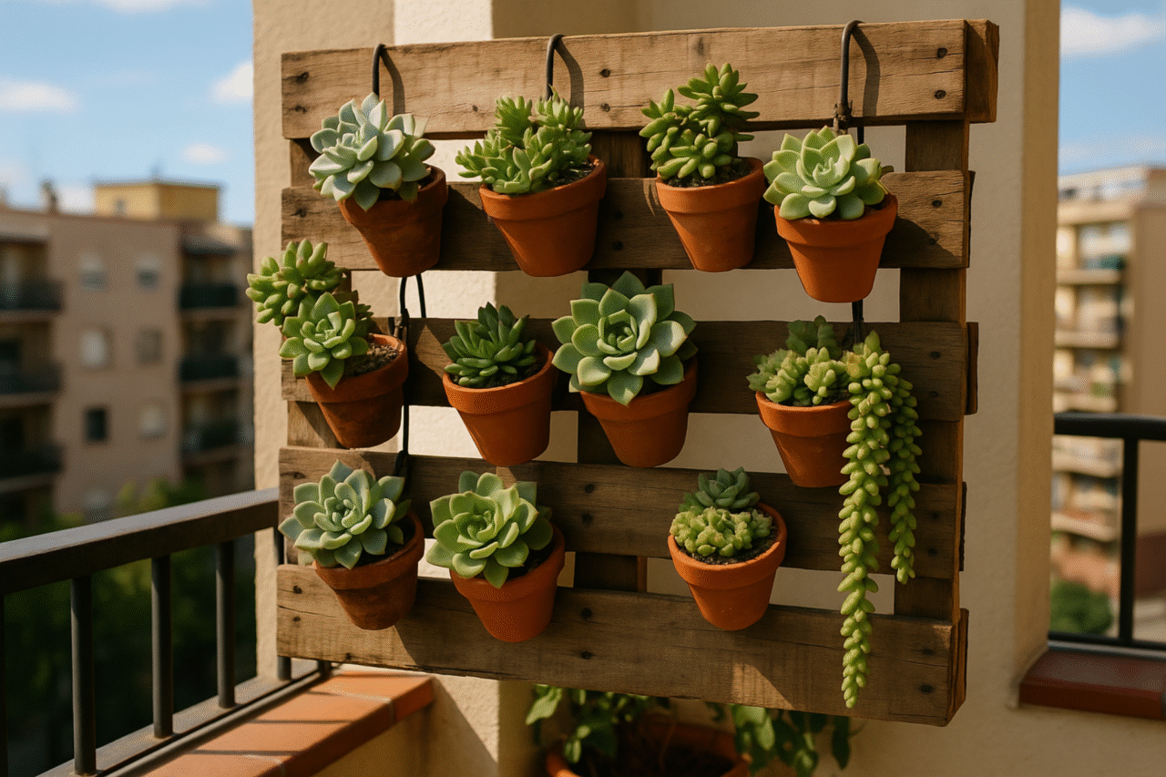 Como montar uma parede de plantar com beleza única e fácil de cuidar 3 Jardim suspenso de suculentas: Como montar uma parede de plantar com beleza única e fácil de cuidar