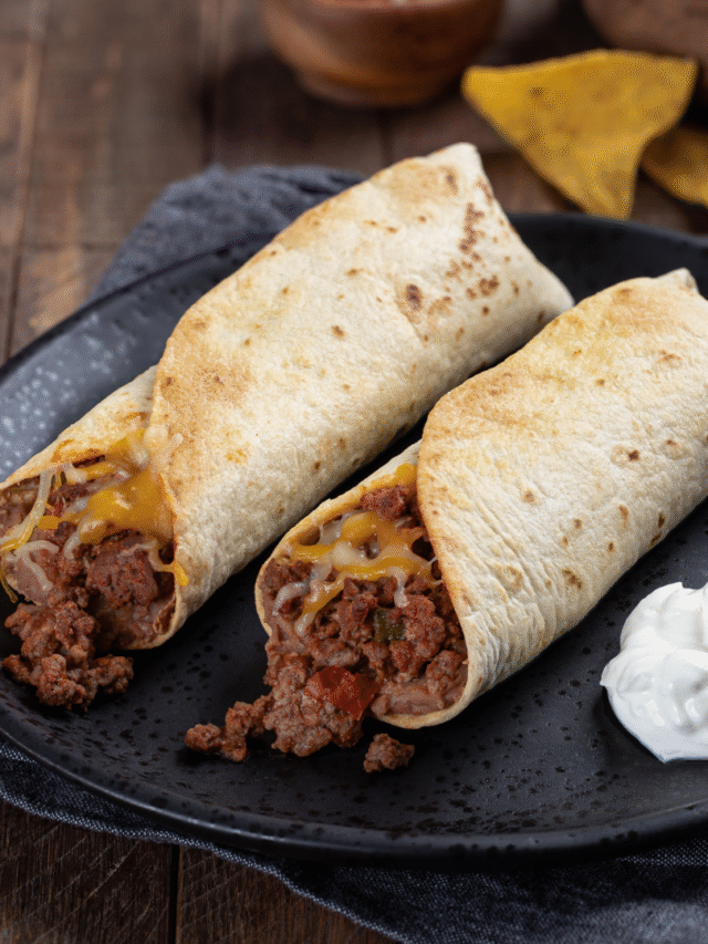Receita de burritos mexicanos
