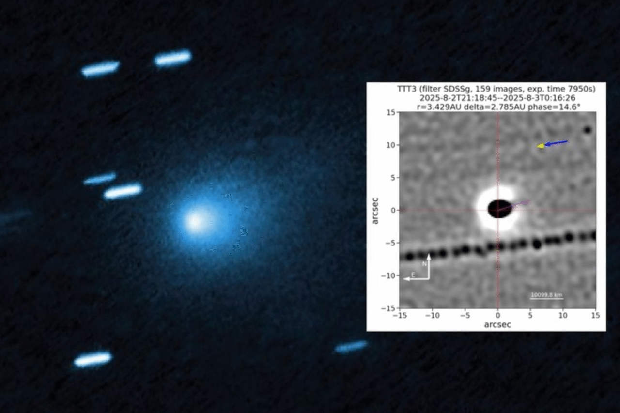 Cometa interestelar 3I/ATLAS emite jato de gás rumo ao Sol e desperta alerta da NASA 4 Fenômeno raro do cometa 3I/ATLAS reacende debate sobre os mistérios do espaço e o papel da NASA na vigilância de corpos celestes.