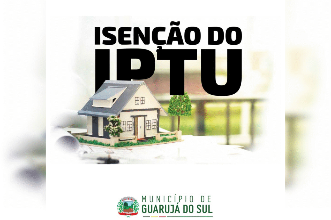 Guarujá do Sul abre prazo para solicitação de isenção do IPTU 2026 3 Os cidadãos têm até o dia 30 de novembro de 2025 para protocolar seus pedidos na administração municipal