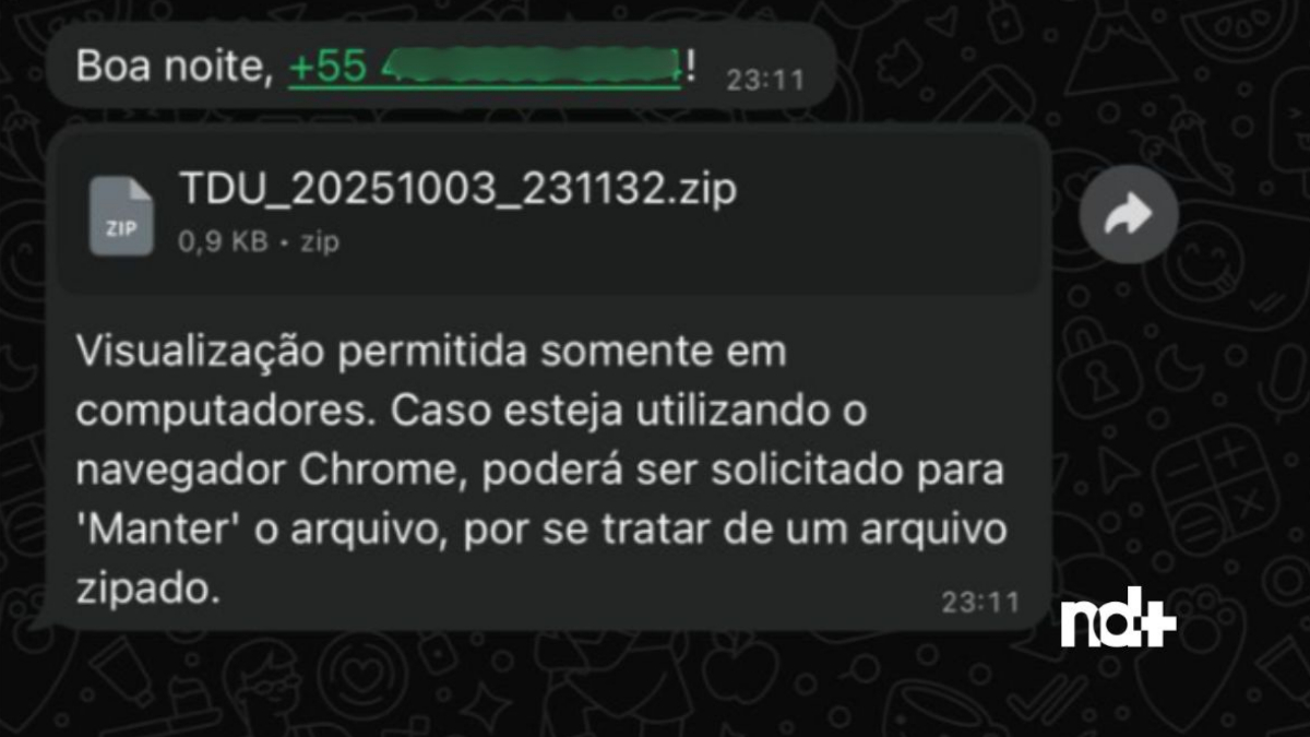 Vírus do arquivo zip já atingiu vítimas em diversos estados do Brasil e se espalha por WhatsApp Web com mensagens falsas