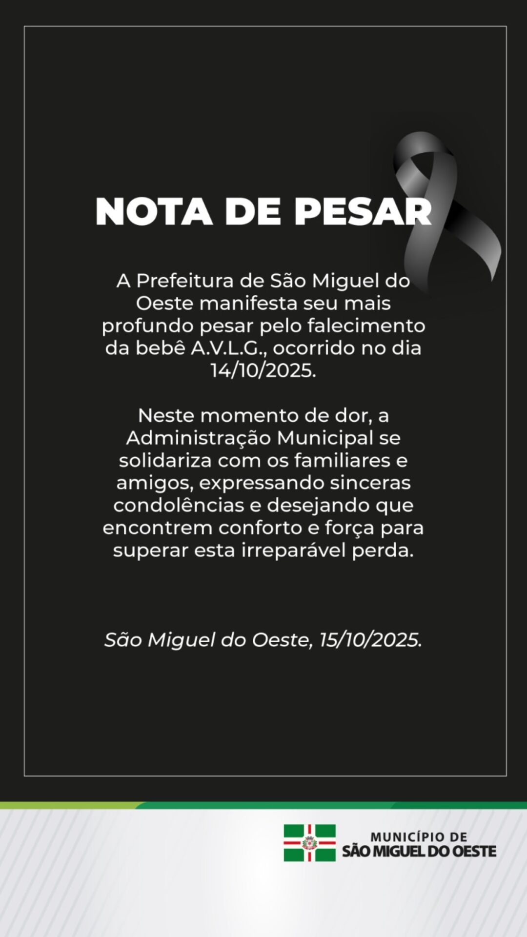 Morre bebê de 10 meses que sofreu parada cardíaca em creche de São Miguel do Oeste 4 A bebê Antonella Valentina, de 10 meses, estava internada em Chapecó desde sexta-feira; família decidiu doar os órgãos da criança