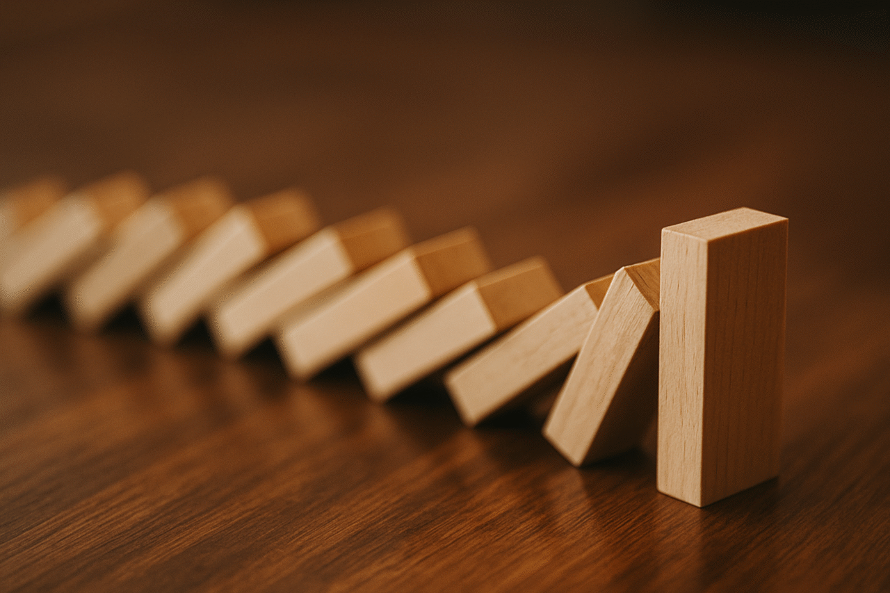 Quando um gesto muda tudo: como o efeito dominó das pequenas decisões transforma nossa vida sem que percebamos