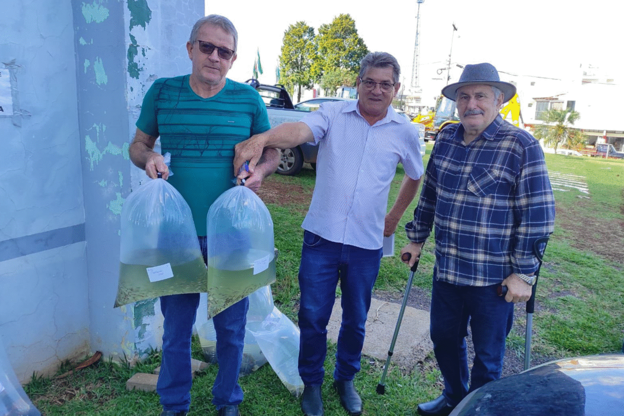 Através do Programa de Incentivo à Piscicultura serão entregues de 8 mil alevinos, como forma de estimular a geração de renda e o fortalecimento do setor