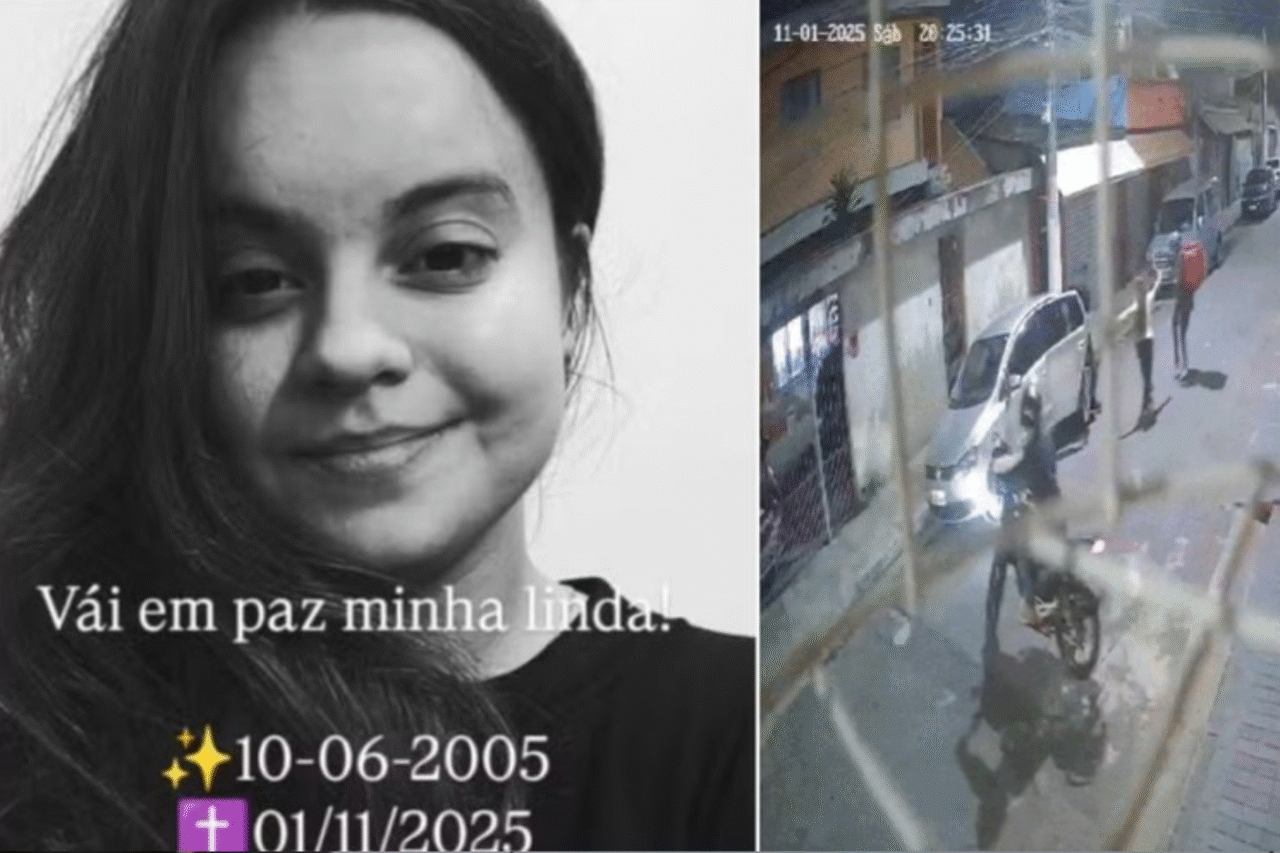 Câmeras registram momento em que jovem é baleada durante entrega de drone em SP; família acredita que crime foi armado.