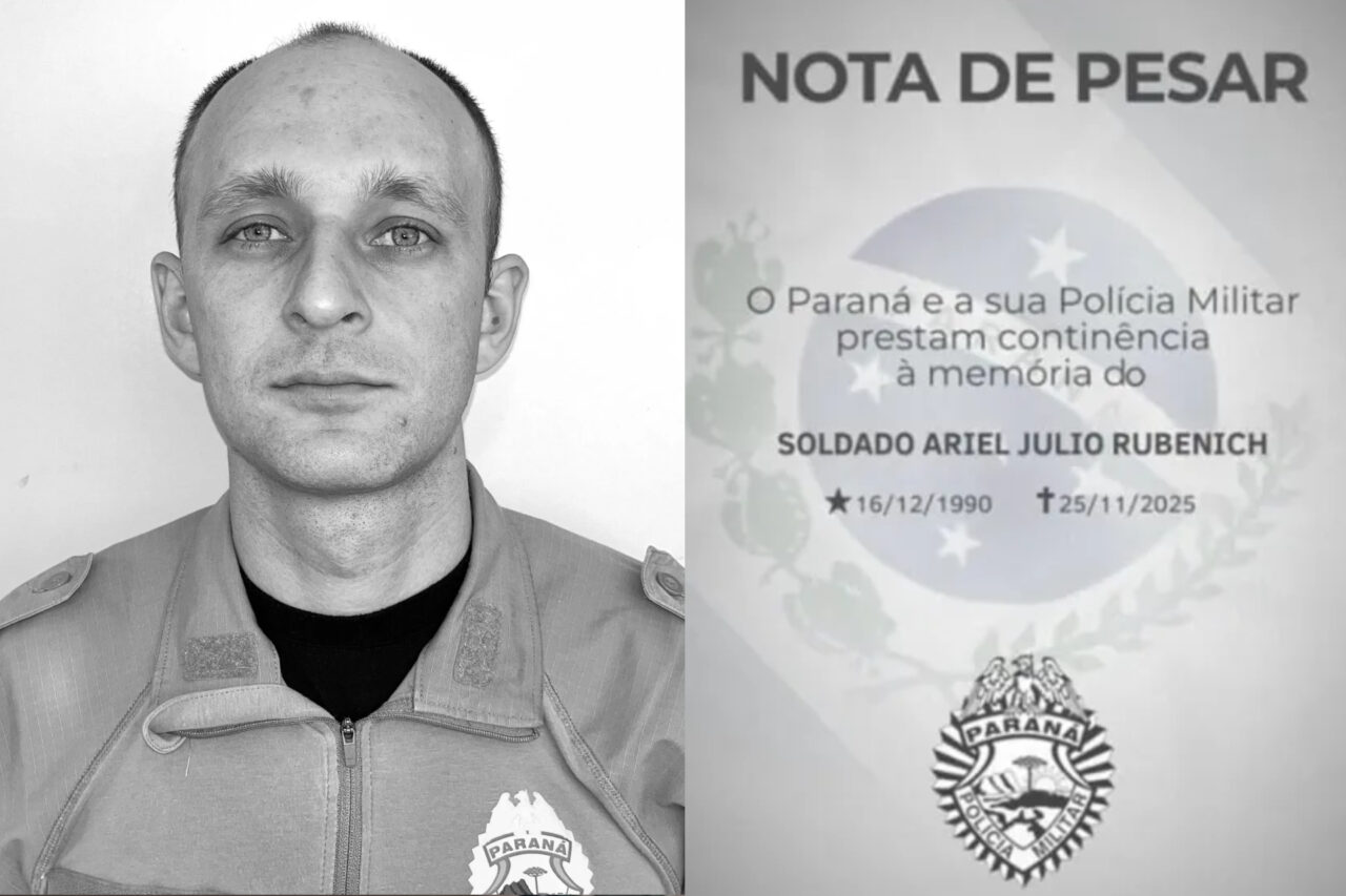 O Policial Militar morreu após um acidente provocado pelo suspeito durante uma perseguição na Avenida Tancredo Neves em Cascavel