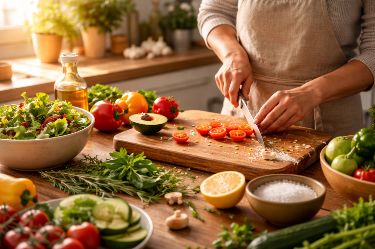 Cozinhar em casa faz bem para a saúde mental? O que a ciência revela sobre o poder terapêutico da cozinha 23 Heloisa L 45 3