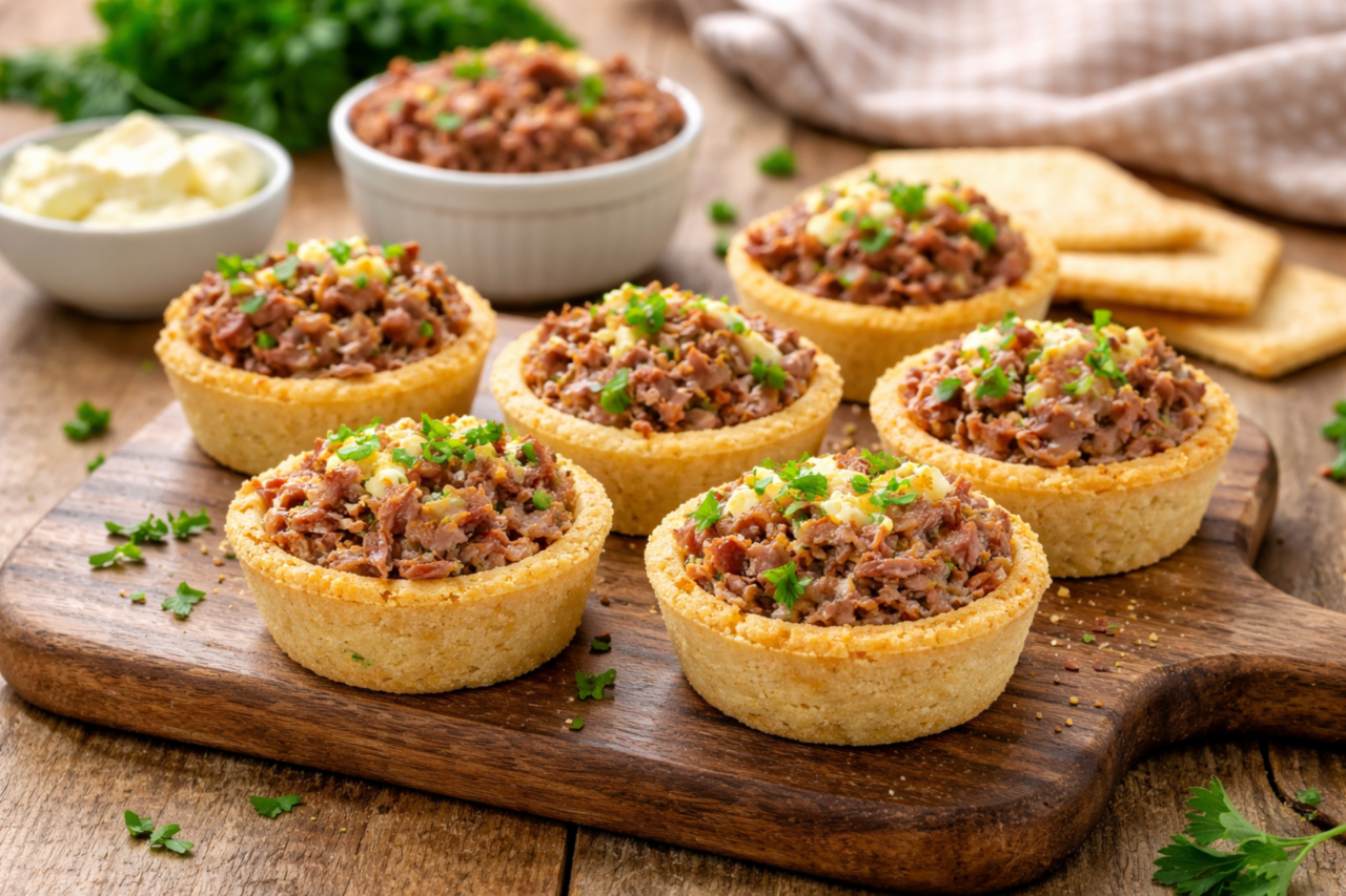 Tortinha de carne seca com cream cracker: petisco prático, crocante e cheio de sabor 3 Tortinha de carne seca com cream cracker: petisco prático, crocante e cheio de sabor