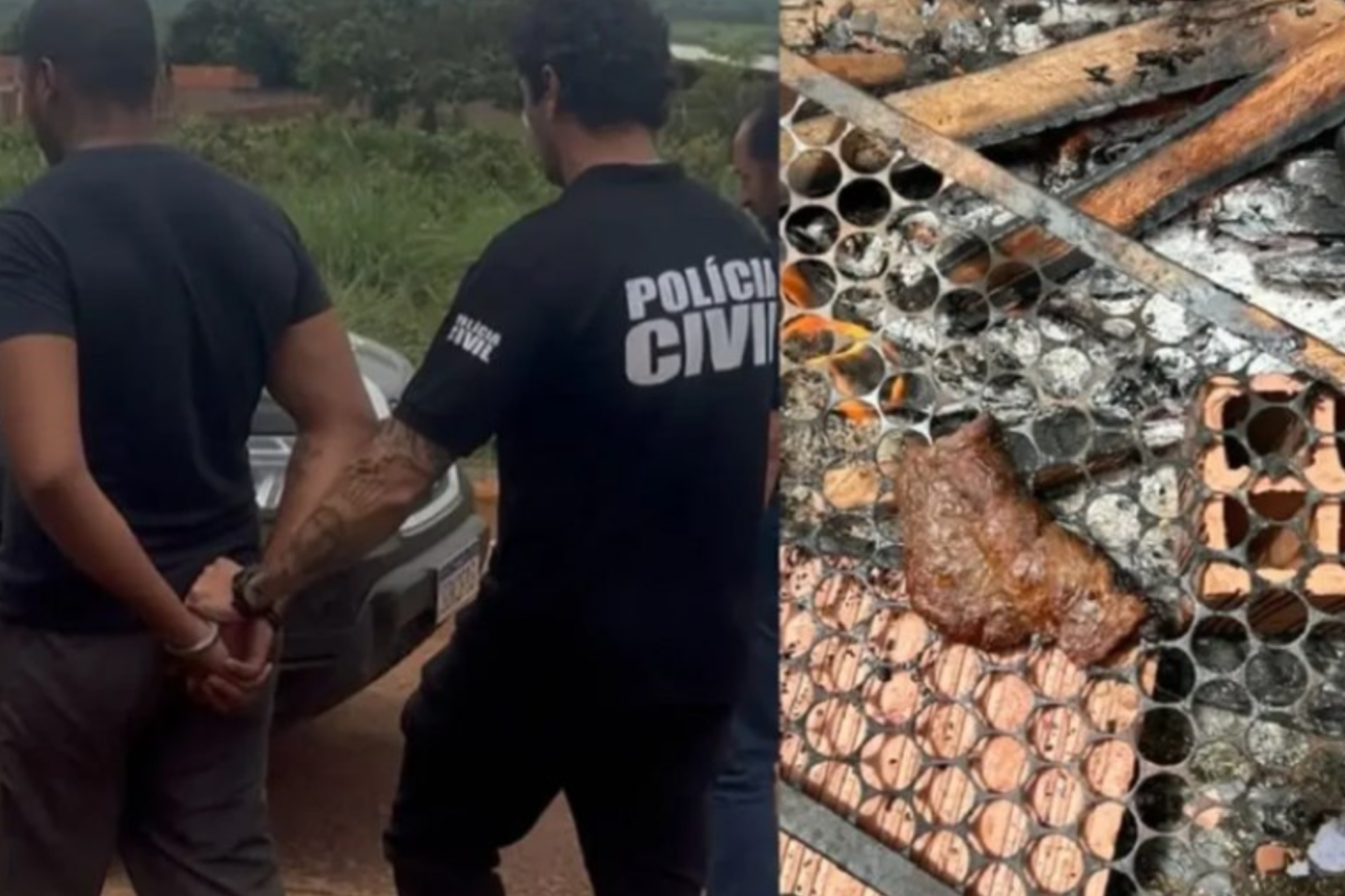 Homem é preso após matar e assar um cachorro e ameaçar a mãe e a avó, afirmando que faria o mesmo com elas.