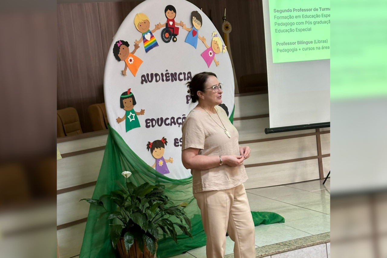 Guarujá do Sul debate Política de Educação Especial Inclusiva em audiência pública 3 Encontro reúne comunidade escolar e marca etapa decisiva para construção de diretrizes de atendimento