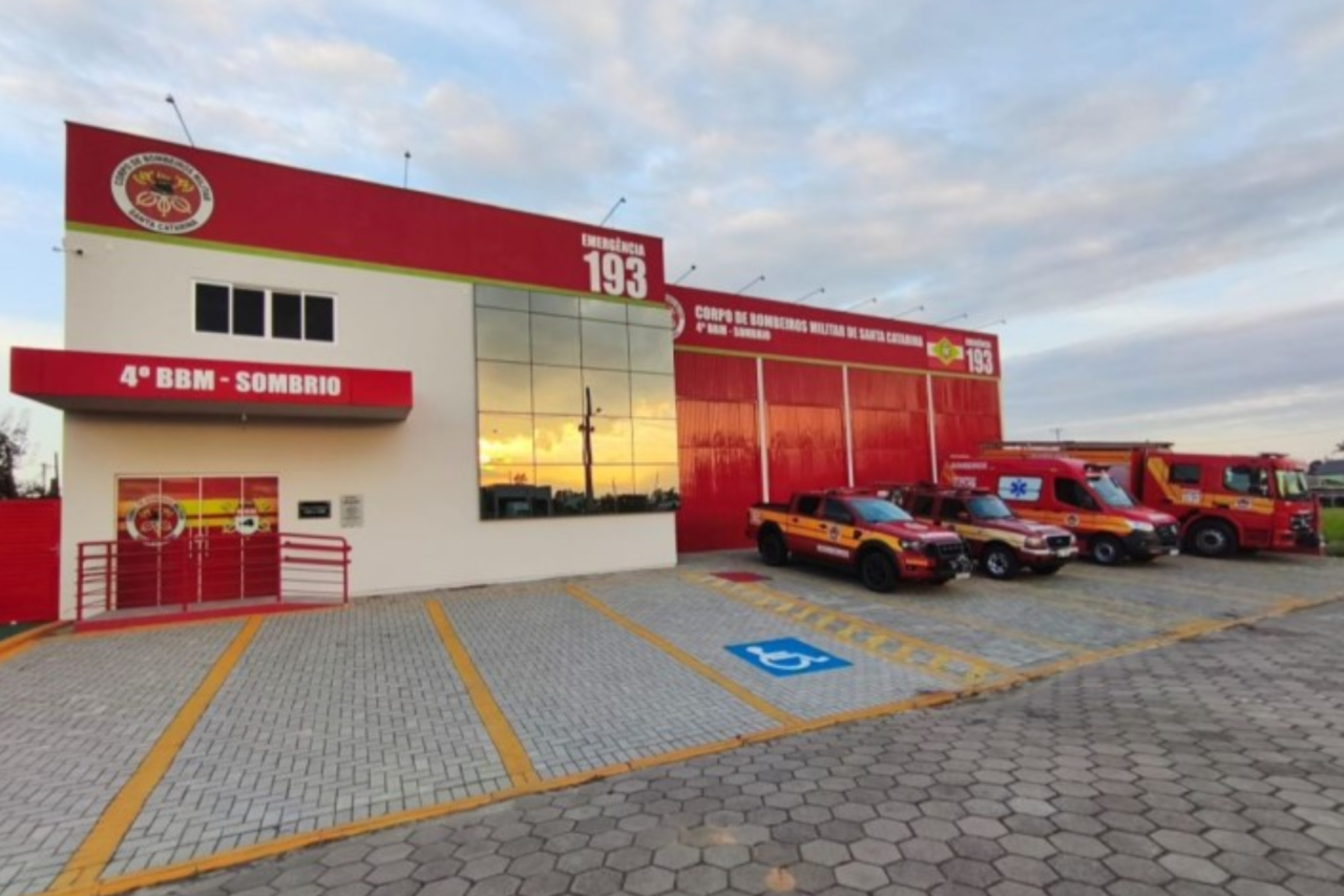 Mudança na pintura dos quartéis do CBMSC busca reduzir custos e aumentar durabilidade