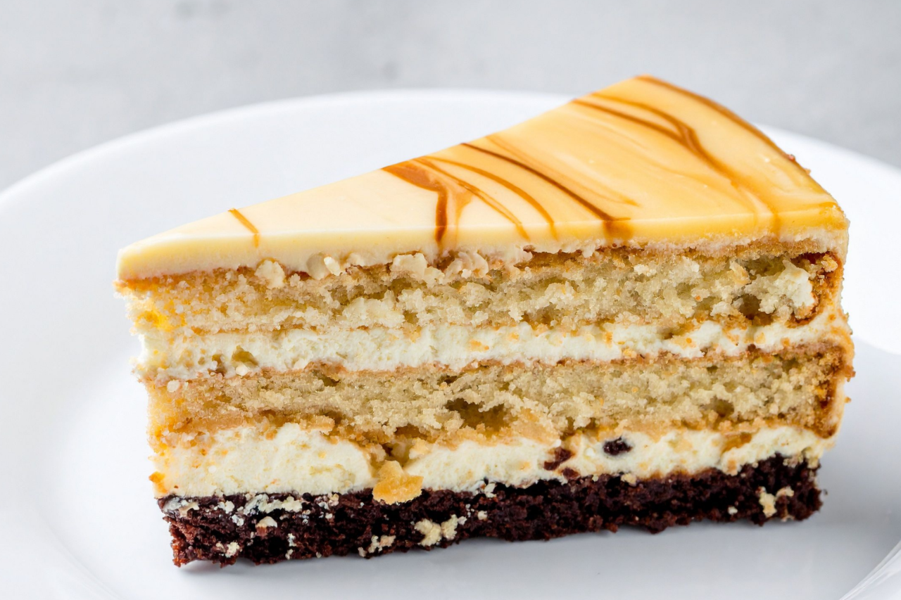 Receita de pavê de chocolate com caramelo salgado