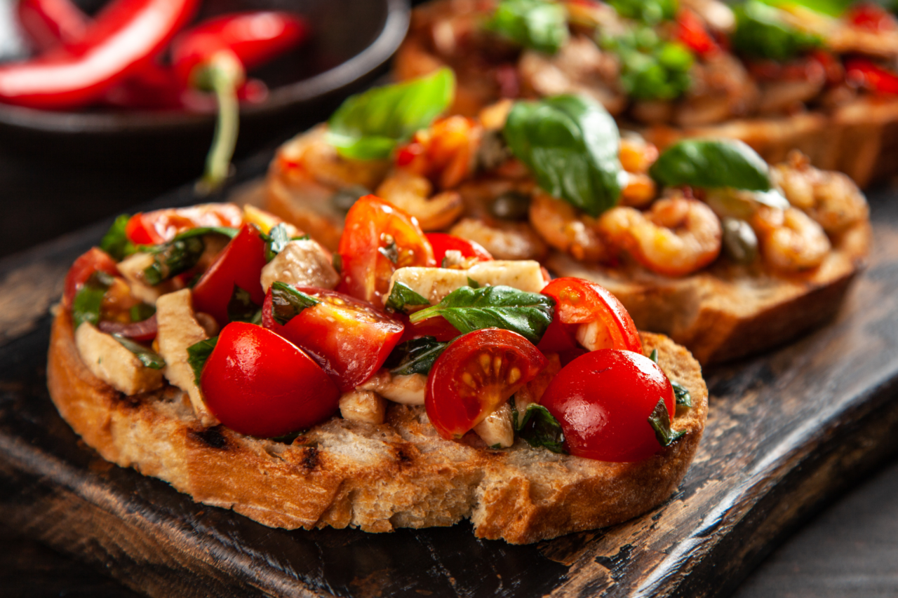 Receita de bruschetta tradicional italiana 1 Receita de bruschetta tradicional italiana