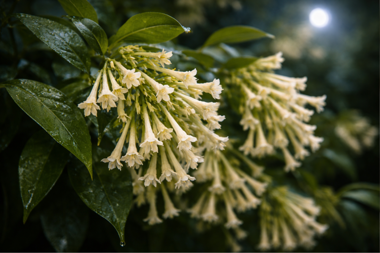 Plantas que florescem só à noite: o espetáculo silencioso que acontece enquanto quase todos dormem 3 Plantas que florescem só à noite: o espetáculo silencioso que acontece enquanto quase todos dormem