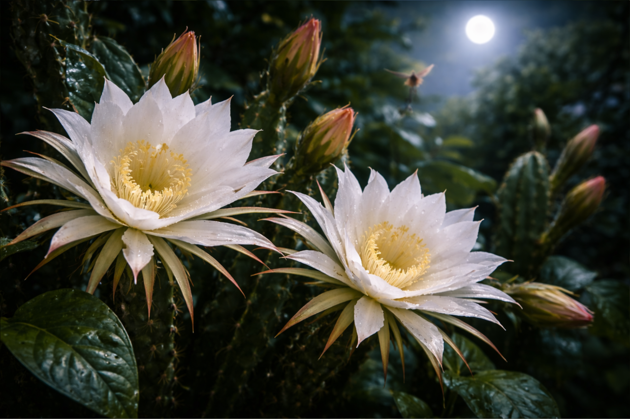 Plantas que florescem só à noite: o espetáculo silencioso que acontece enquanto quase todos dormem 5 Heloisa L 21 3