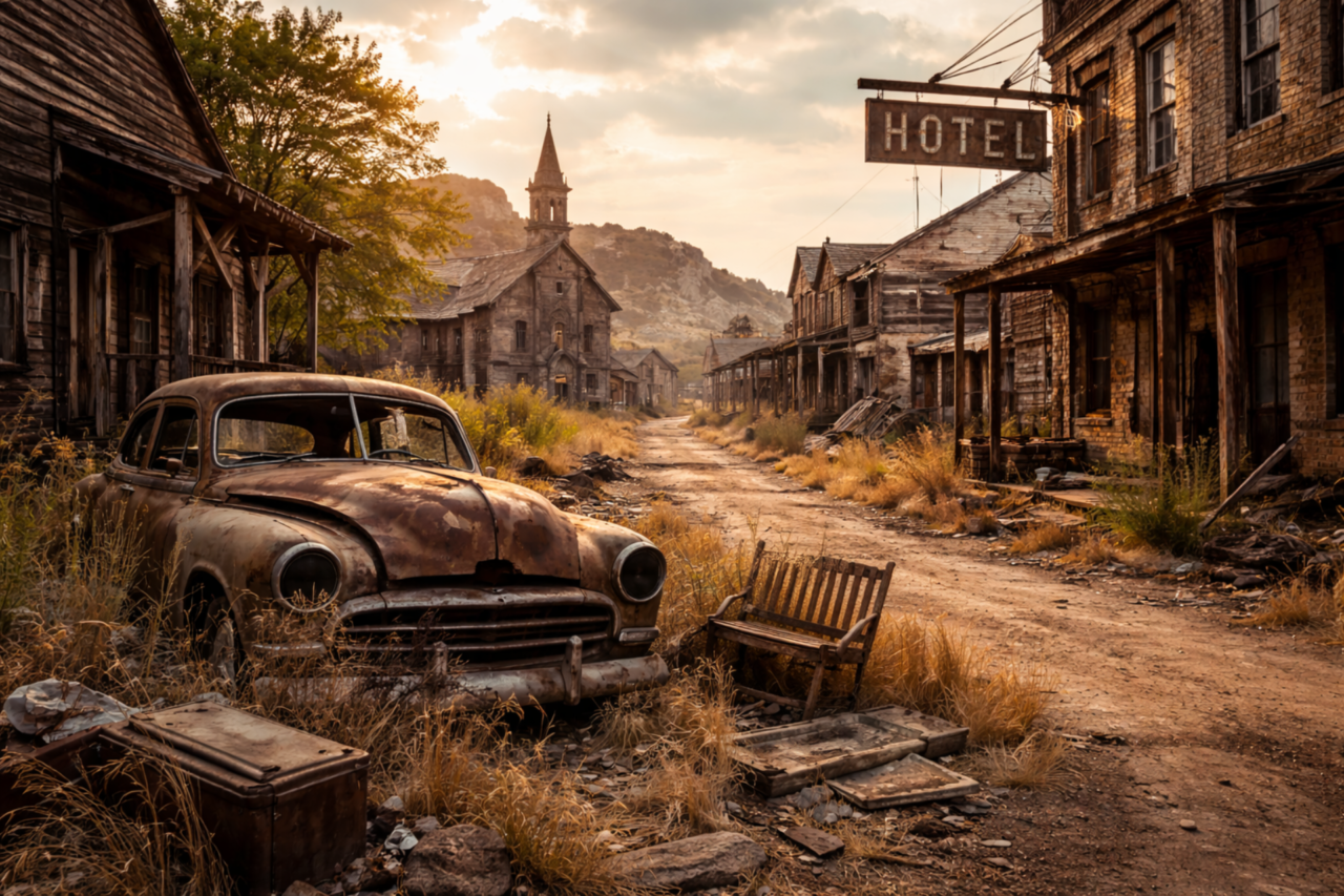Cidades fantasmas pelo mundo: por que lugares prósperos foram abandonados e hoje viraram ruínas cheias de mistério 23 Heloisa L 35 4