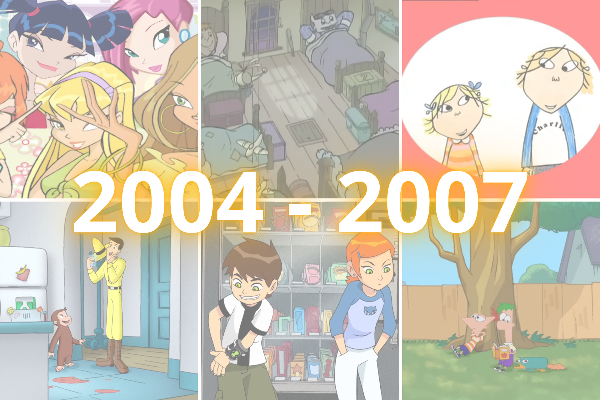 Desenhos que marcaram gerações e ainda encantam (2004-2007)