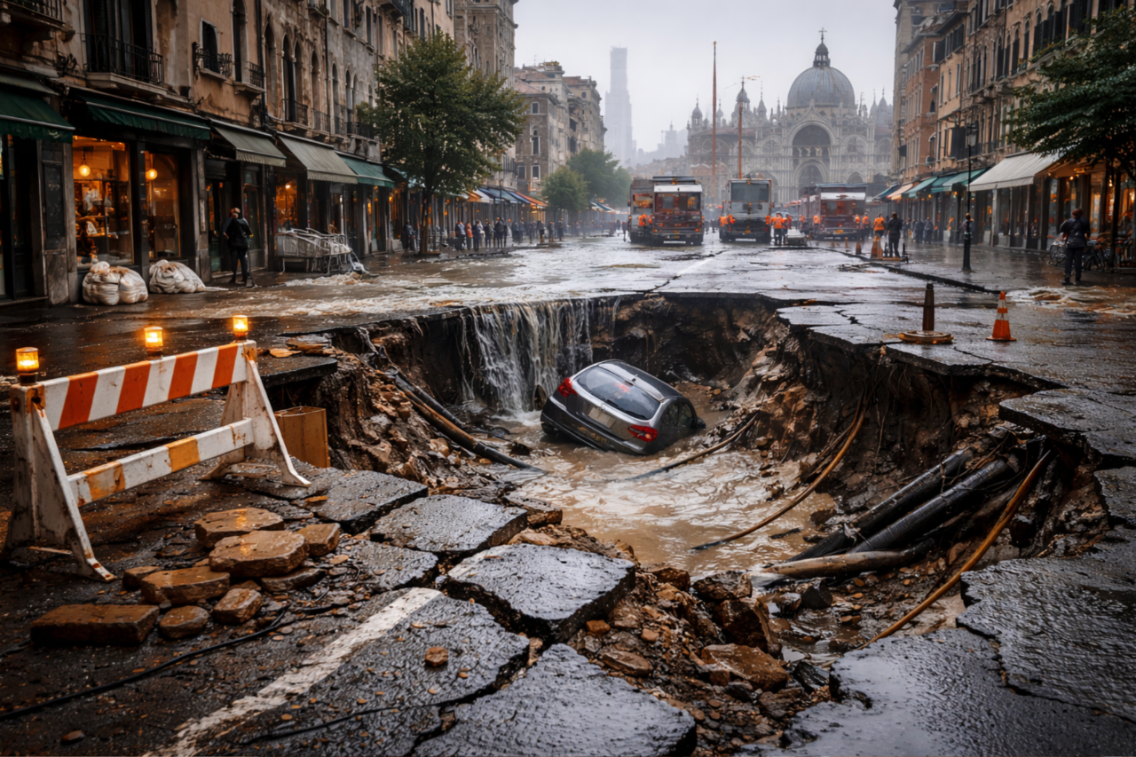 Cidades que estão afundando aos poucos: os lugares do mundo onde o chão está cedendo sob os pés 3 Cidades que estão afundando aos poucos: os lugares do mundo onde o chão está cedendo sob os pés