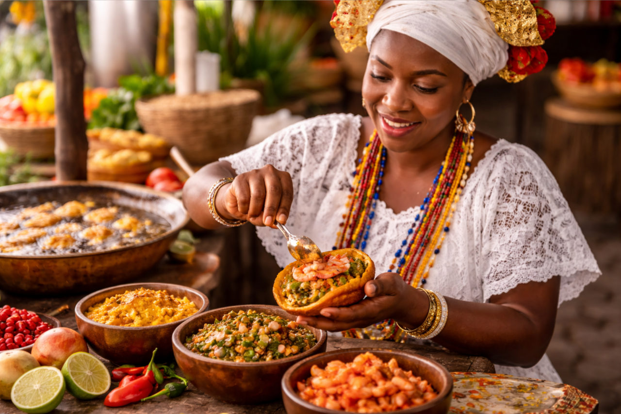 Acarajé tradicional baiano: receita completa, história e preparo detalhado do bolinho mais famoso da Bahia 3 Acarajé tradicional baiano: receita completa, história e preparo detalhado do bolinho mais famoso da Bahia