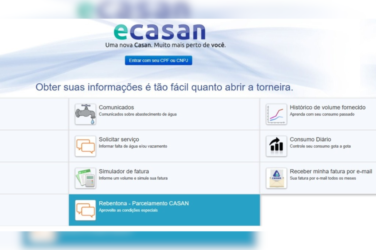 Programa de renegociação da Casan segue até 28 de fevereiro, permite parcelamento em até 60 vezes sem juros e já soma mais de R$ 8 milhões em débitos regularizados em Santa Catarina.