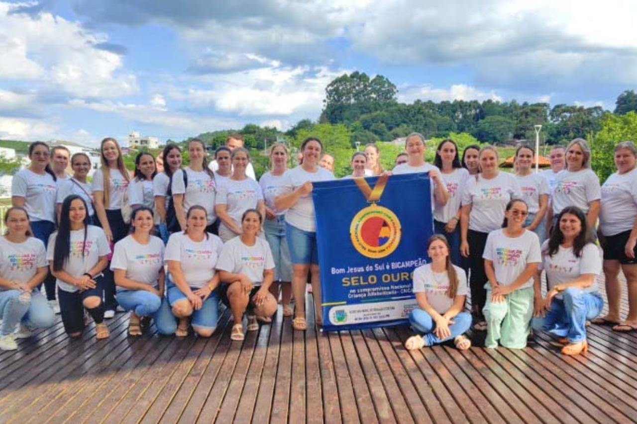 Bom Jesus do Sul conquista Selo Ouro na Alfabetização pelo segundo ano consecutivo