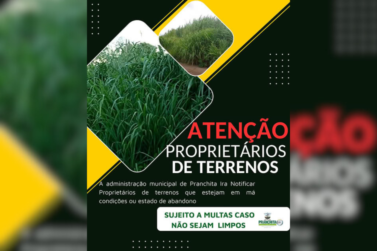 Além da fiscalização, os proprietários que não cumprirem as regras serão notificados