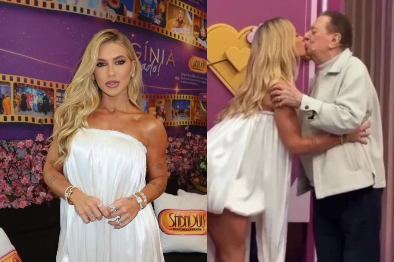 Virginia Fonseca encerra ciclo na TV com selinho em Raul Gil 1 Virginia Fonseca encerra ciclo na TV com selinho em Raul Gil