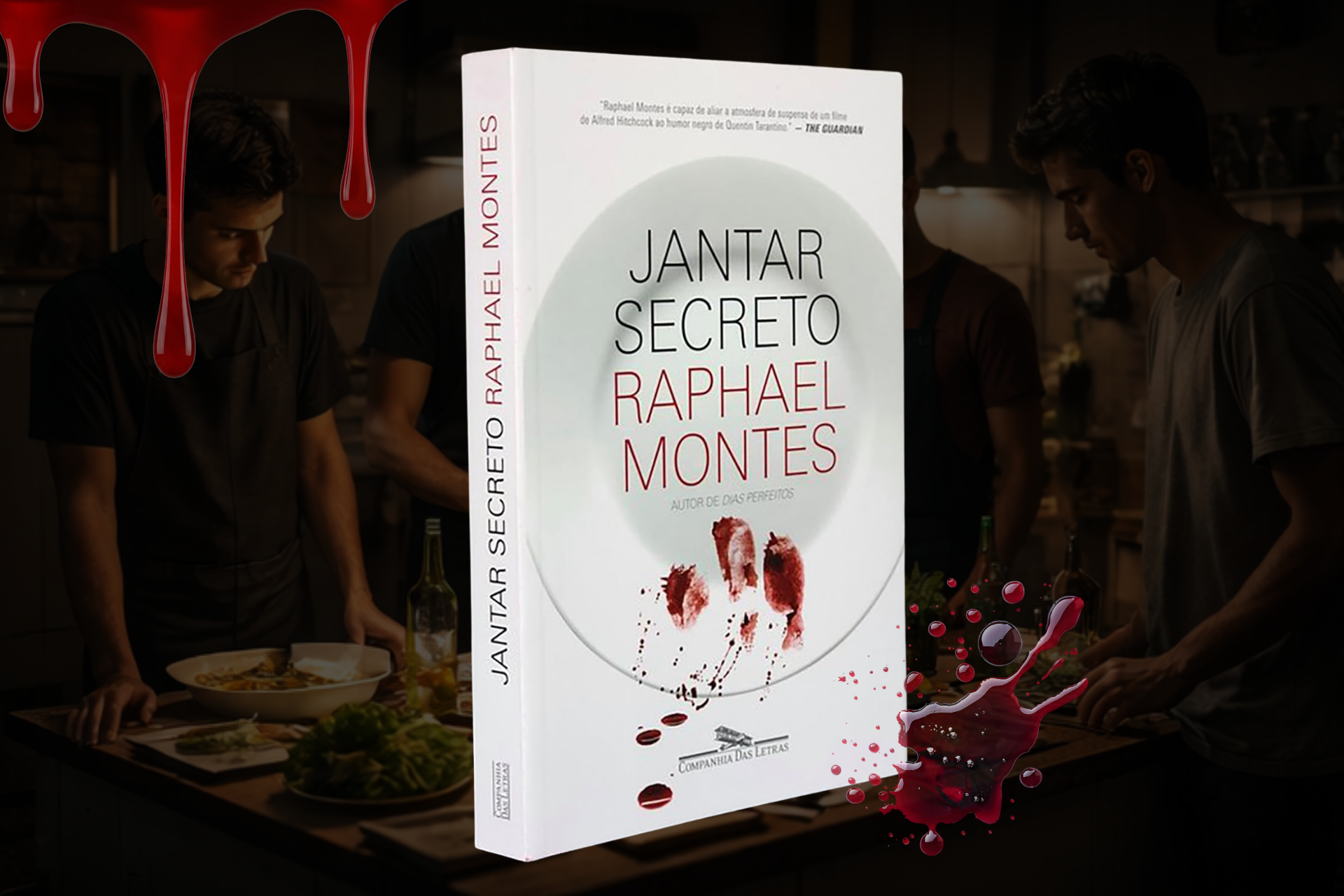O livro “Jantar Secreto” transforma amizade em pacto e gastronomia em pesadelo